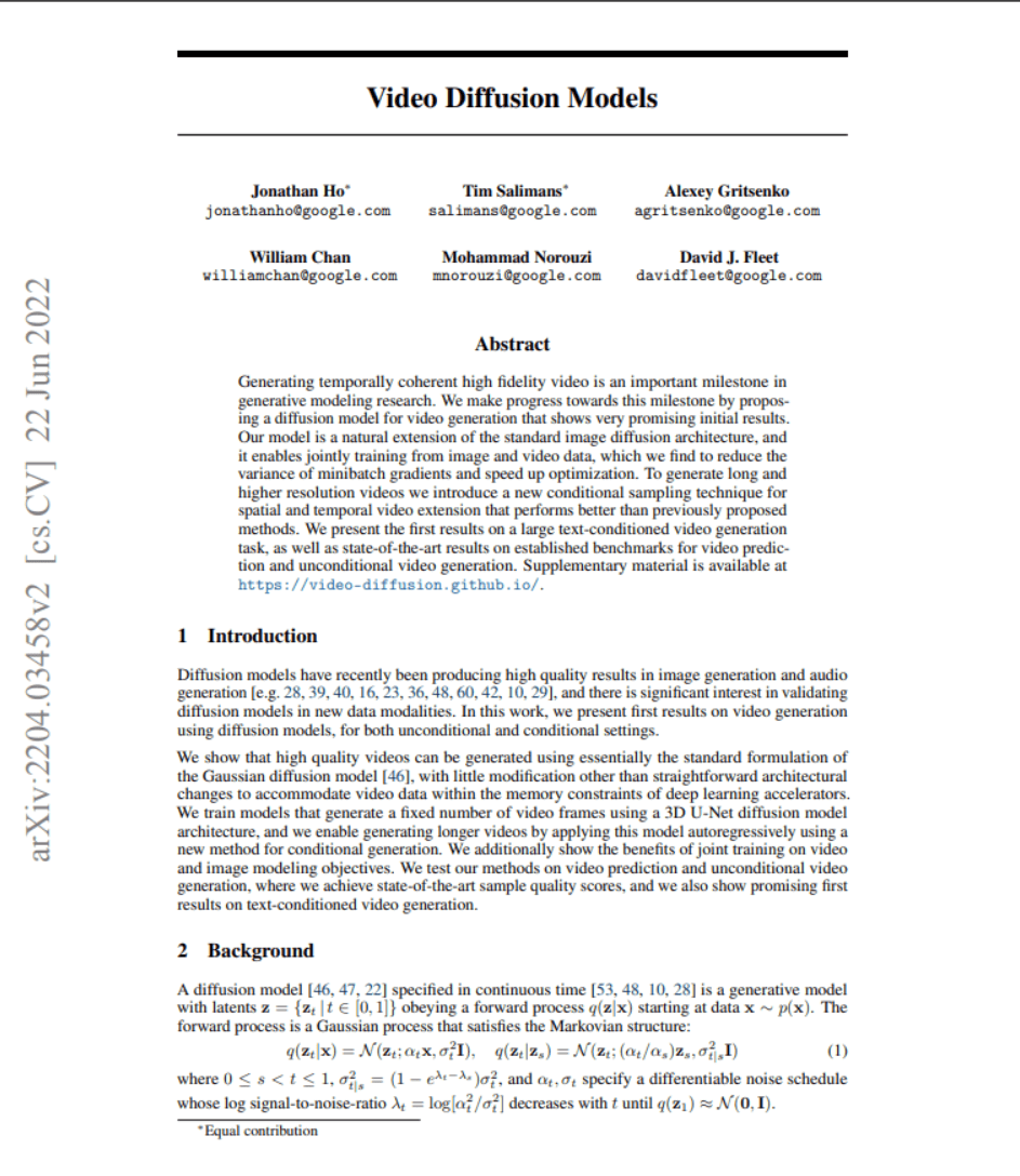 emporal modeling and noise scheduling in video diffusion models for consistent frame generation